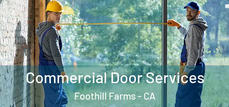 Commercial Door Services Foothill Farms - CA