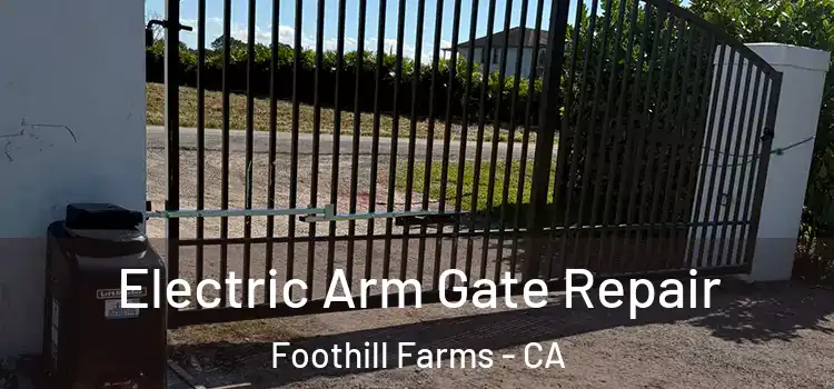  Electric Arm Gate Repair Foothill Farms - CA