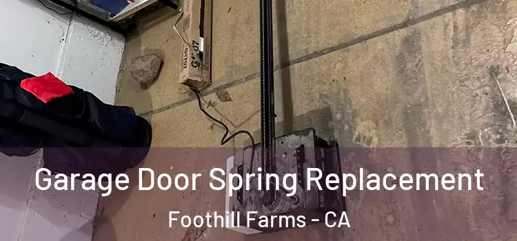  Garage Door Spring Replacement Foothill Farms - CA