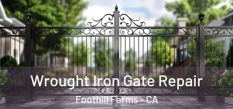 Wrought Iron Gate Repair Foothill Farms - CA